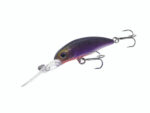 Kamatsu Sharp Shad 4.5cm, 4.5gr (floating), 097 (Purple Black) – Custom Color by Mogo Lures - imagine 2